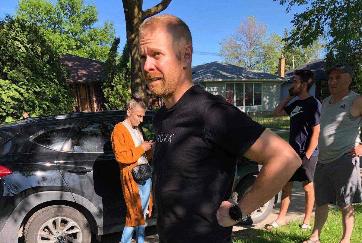 Taren Gesell ran into a burning building to save animals.