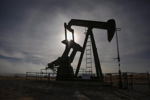 A pumpjack works at a well head on an oil and gas installation near Cremona, Alta., Saturday, Oct. 29, 2016.THE CANADIAN PRESS/Jeff McIntosh