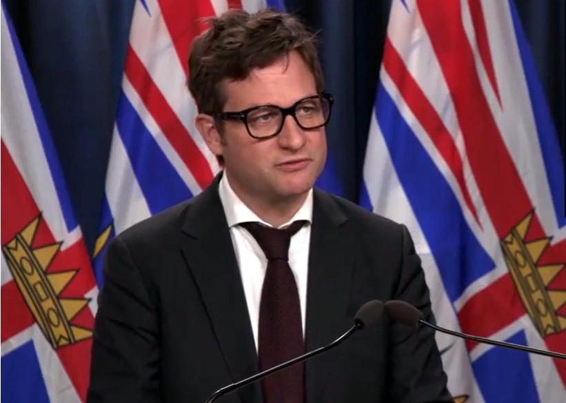 B.C. Education Minister Rob Fleming announces $57 million in funding for Surrey School District.