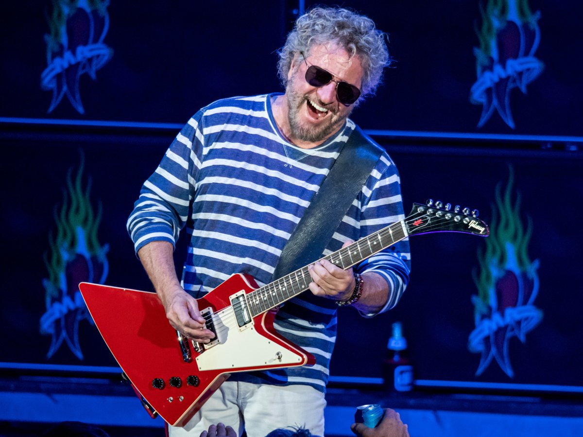 Sammy Hagar of Sammy Hagar and the Circle performs at DTE Energy Music Theater on May 22, 2019 in Clarkston, Mich.