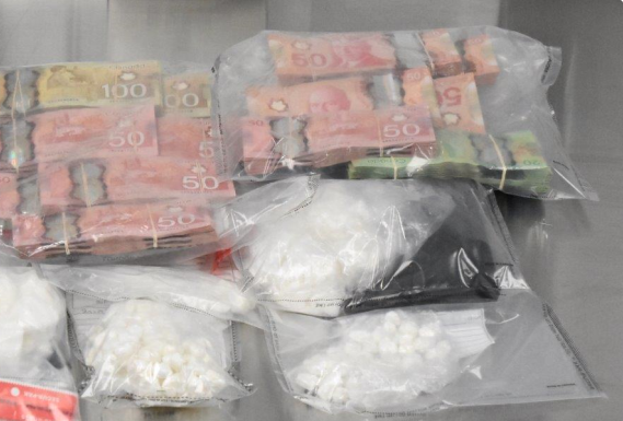 In a statement, London Police say the seized 558 grams of cocaine valued at $55,800 and $70,000 in cash. 