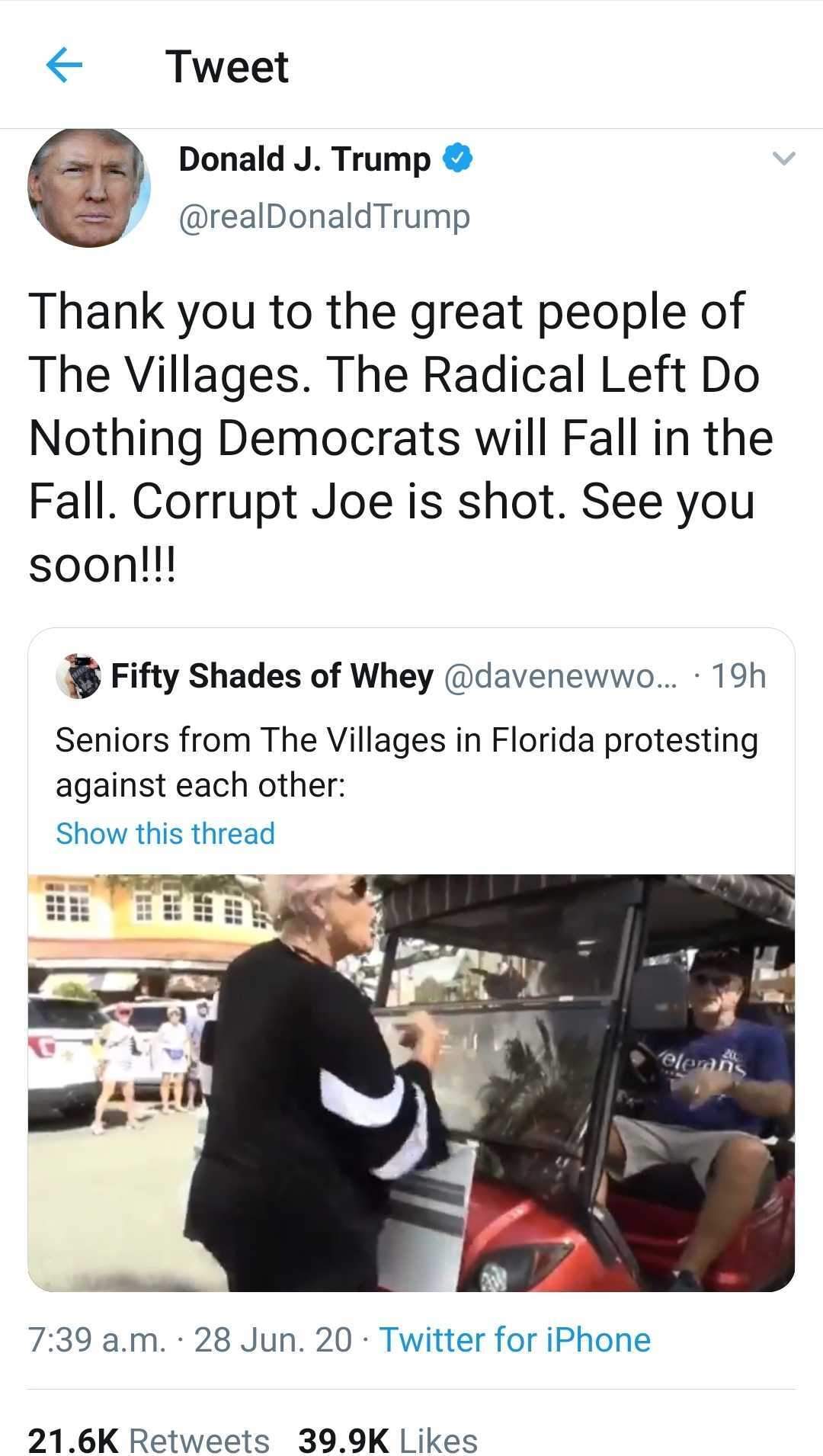 Trump approvingly tweets, deletes video of supporter chanting ‘white power’ - image