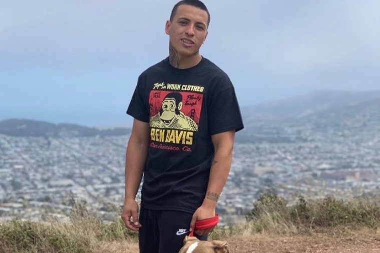 Sean Monterrosa, 22, is shown in this photo posted on a GoFundMe memorial page.