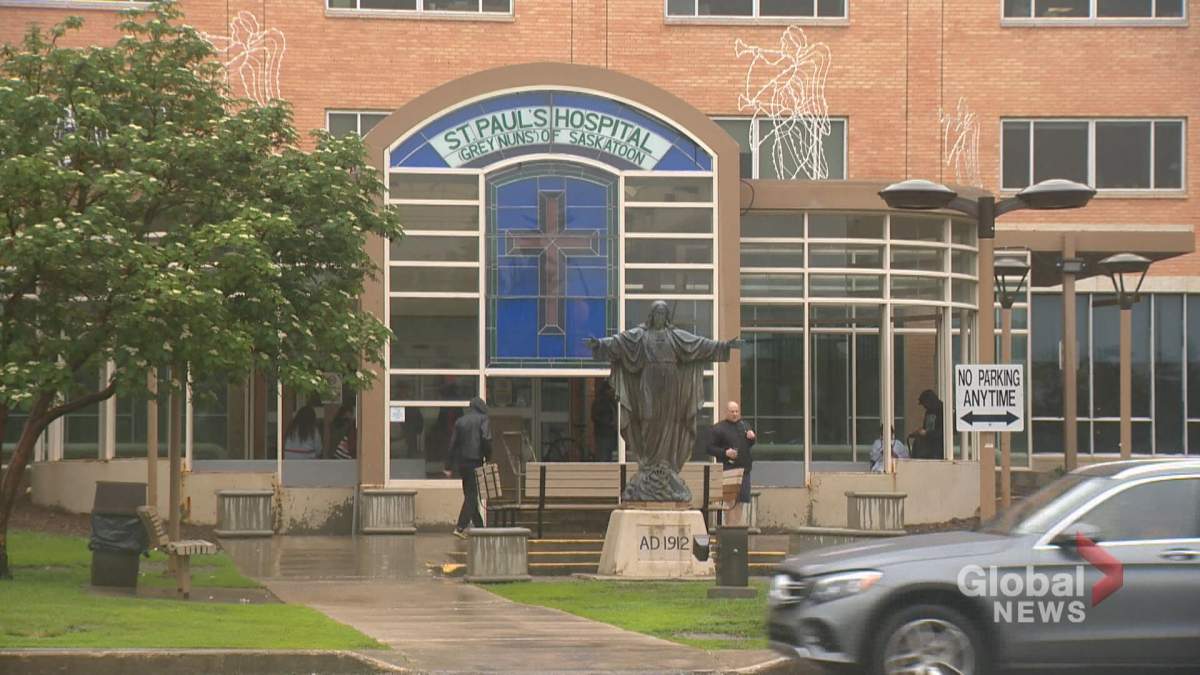 Fire crews responded to a blown transformer at the Saskatoon hospital on Sunday morning.