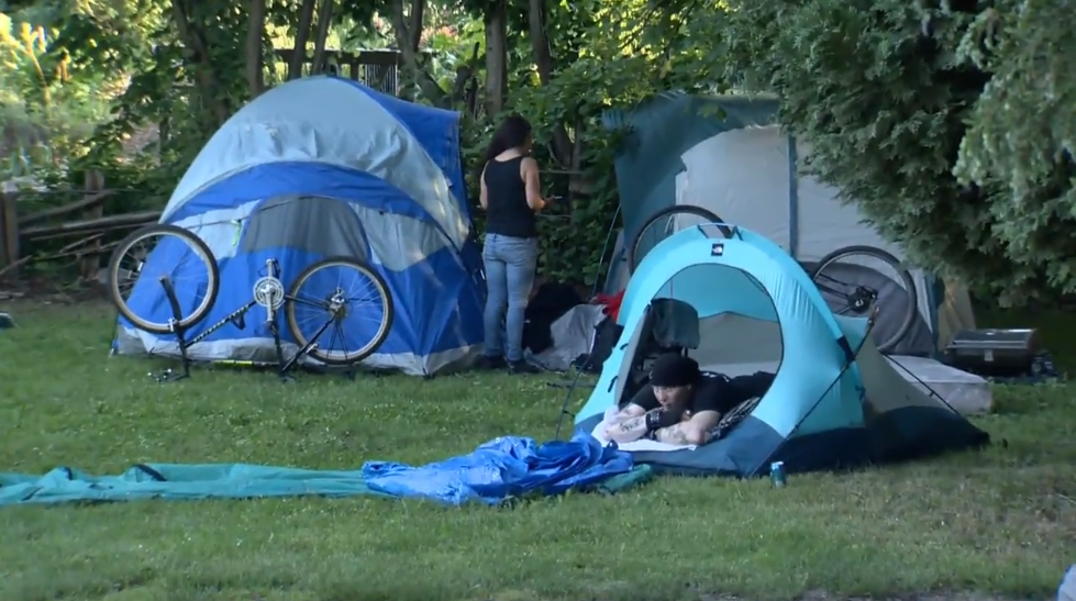 Business and community groups are calling for a permanent, sanctioned tent city after a new homeless camp sprang up in East Vancouver's Strathcona Park. 