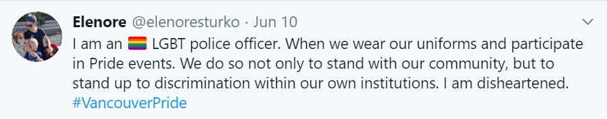 LGBTQ2 Mountie ‘disheartened’ but ‘listening’ as Vancouver Pride bans police - image