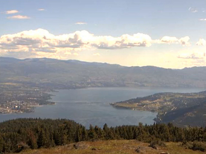 A view of Okanagan Lake, Kelowna and West Kelowna on Thursday, June 18, 2020.
