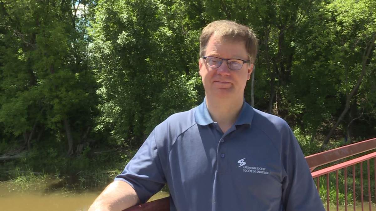 Dr. Christopher Love, the safety management coordinator for the Lifesaving Society of Manitoba.