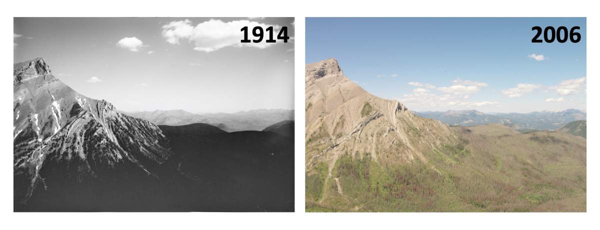 Waterloo study uses historic photos to examine ecosystem change in Canadian Rockies - image