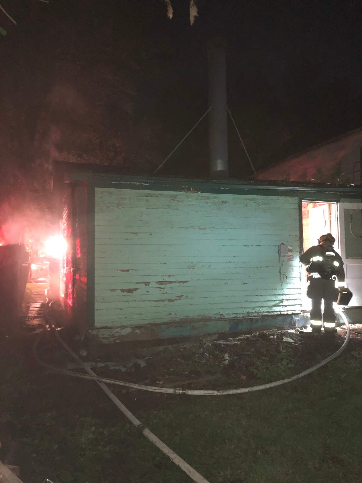 Saskatoon Fire responded to a Sunday blaze that was deliberately set, say officials. 