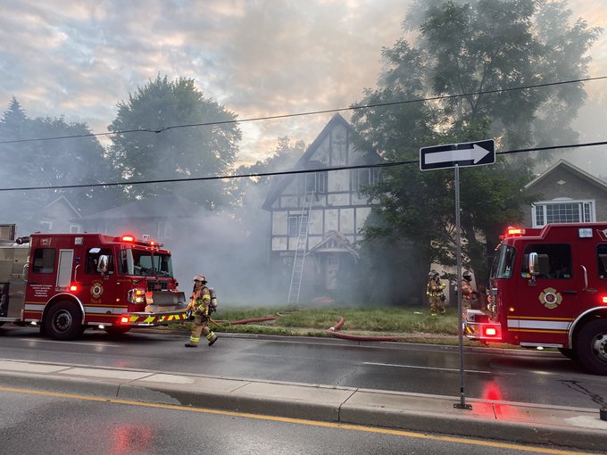 Crews were called to the scene at 1240 Richmond St., north of Raymond Avenue, just before 6 a.m. on July 13.