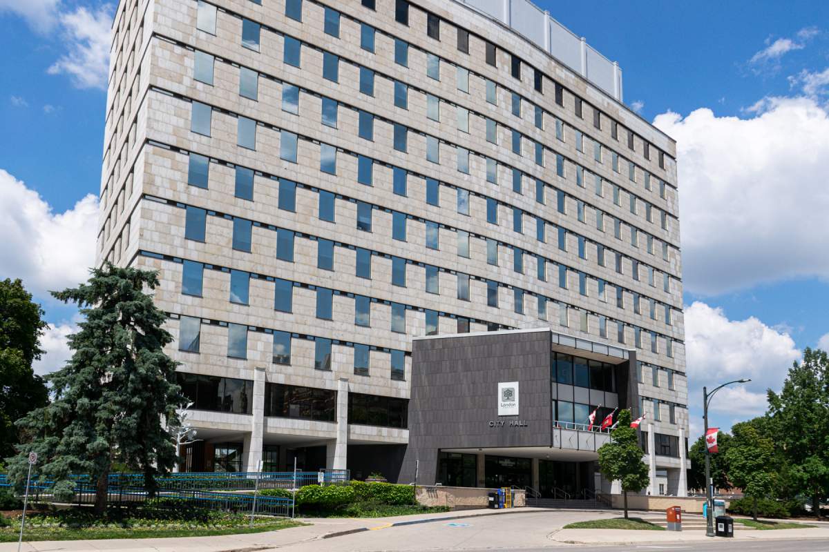 File photo of London city hall.