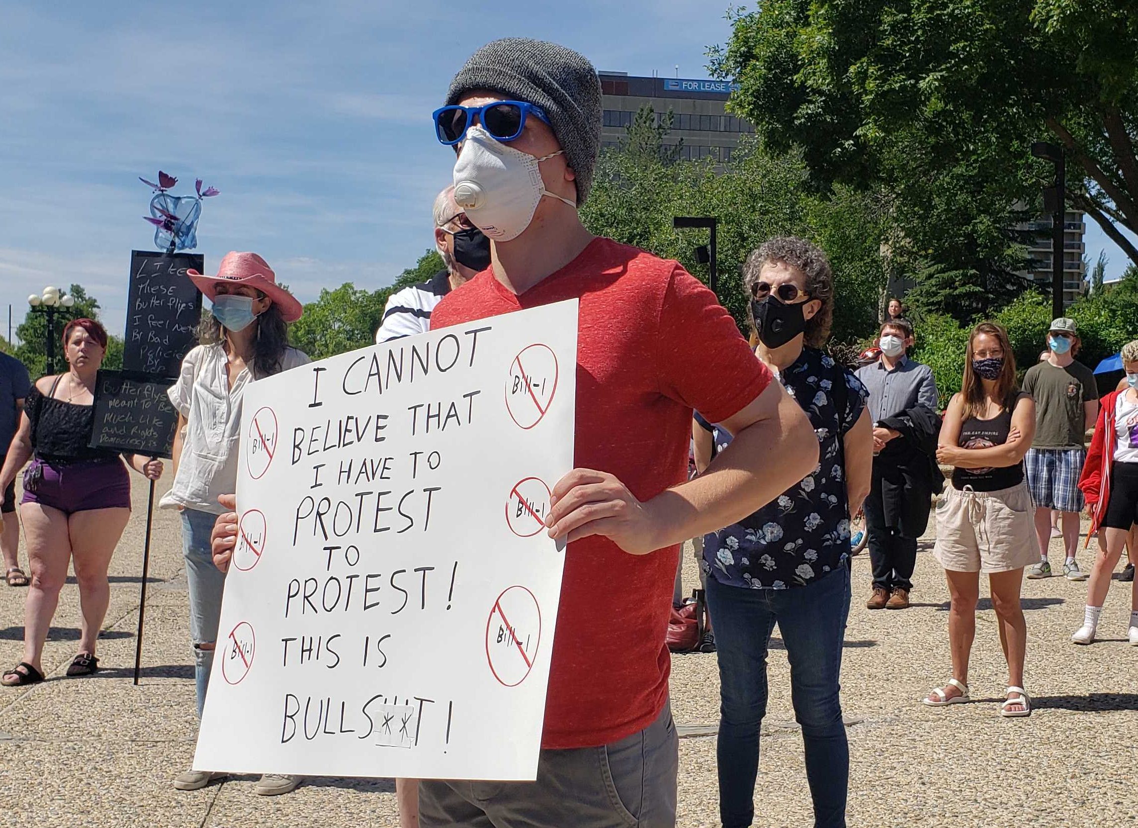 Protesters In Calgary, Edmonton Call For Bill 1 To Be Repealed ...