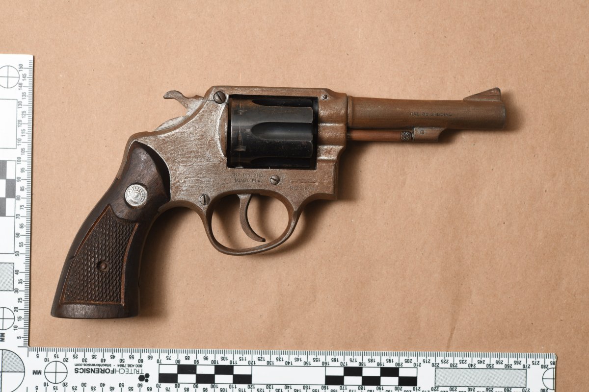 Police in Lindsay arrested three people following the seizure of a loaded firearm on Sunday following reports of a gunshot on Saturday.