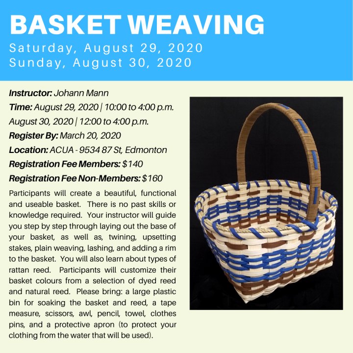 Basket Weaving GlobalNews Events