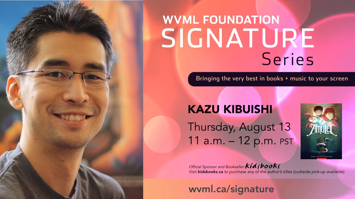 Kazu Kibuishi Kids Author Talk – WVML Foundation Signature Series - image