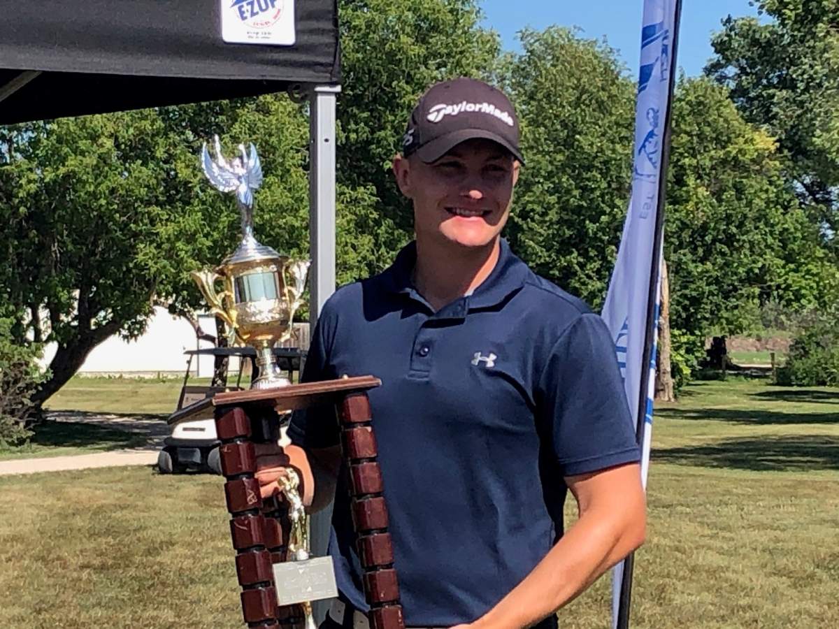 2020 Diamond Athletic Manitoba Men’s Mid Amateur Champ Allan McDonald. Photo Supplied by Golf Manitoba