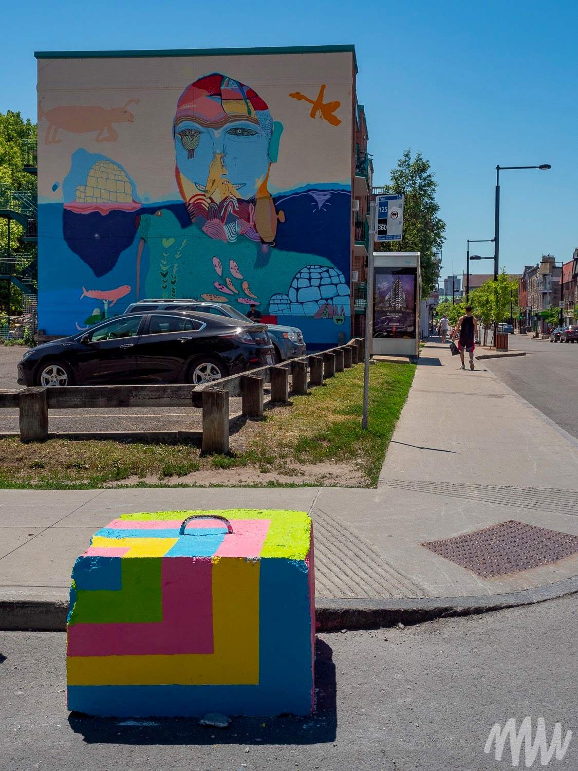 Art of Distanciation in the Ville-Marie borough.