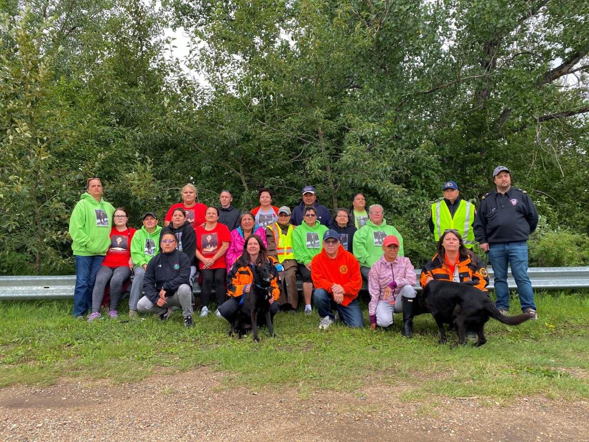 Family and friends of Ashley Morin have been joined by various police agencies and search organizations to look for the missing woman.
