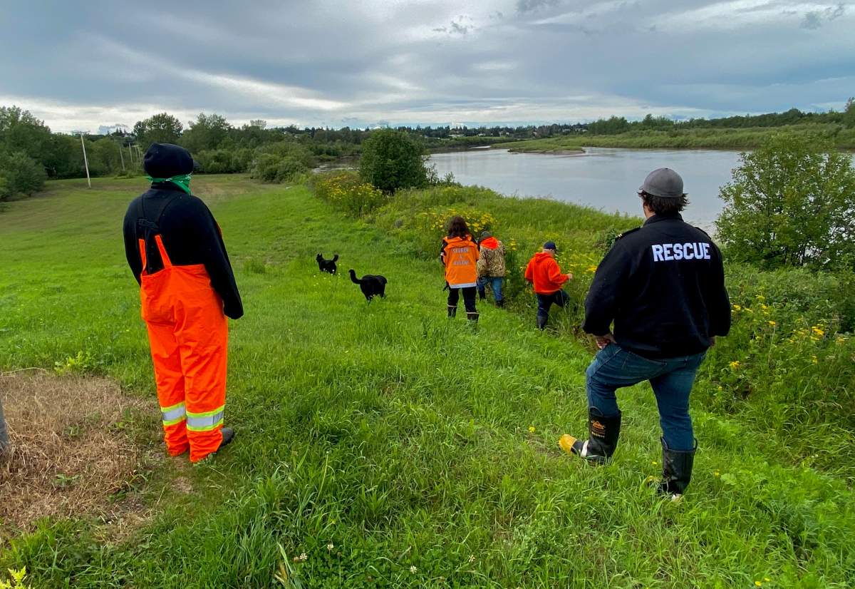 Family and friends of Ashley Morin have been joined by various police agencies and search organizations to look for the missing woman.