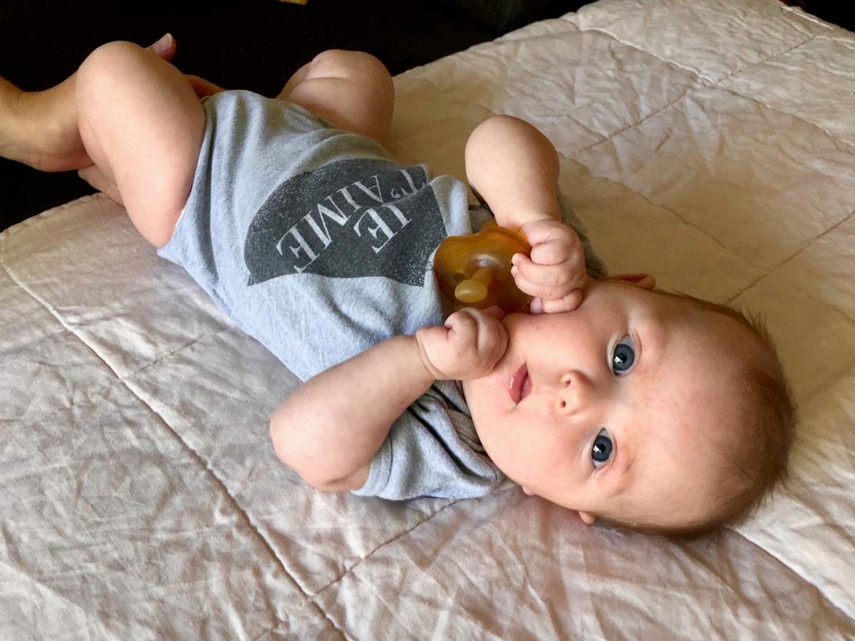 Little baby Lucy on Monday, July 13, 2020. Credit: Linda Aylesworth / Global News