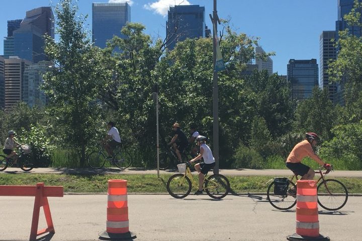 Calgary pedestrians and cyclists can ‘walk and wheel’ on Memorial Drive over long weekend