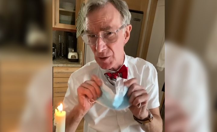 Bill Nye the Science Guy returns for ‘wear a mask!’ PSA on