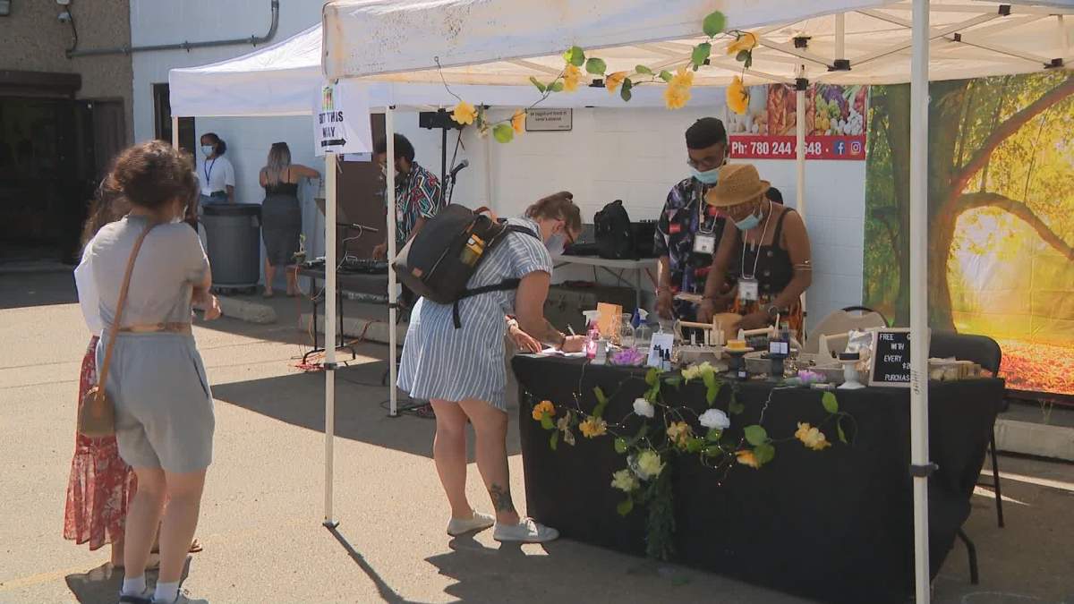 The first-ever Black-Owned Market Edmonton event took place on Sunday, July 26, 2020.