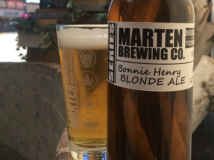 A brewpub in Vernon has rebranded one of its beers, a blonde ale, after B.C. health officer Dr. Bonnie Henry.
