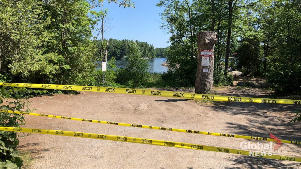 Crown land access at Burleigh Falls is closed.