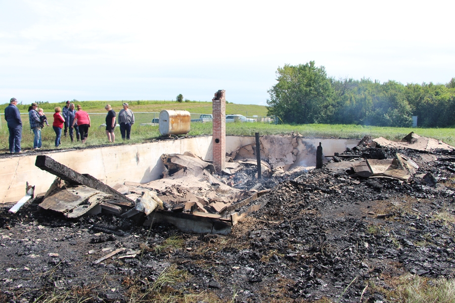 Holy Trinity Church was burned to the ground in a fire RCMP say is suspicious.