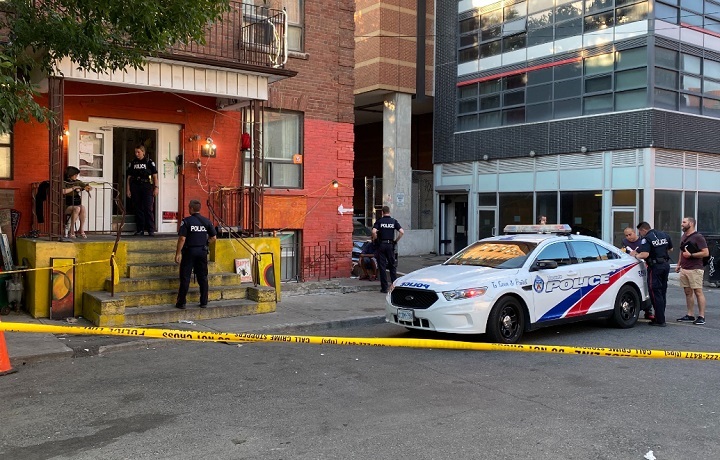 Toronto police say emergency crews were called just after 6:40 p.m. on Friday.