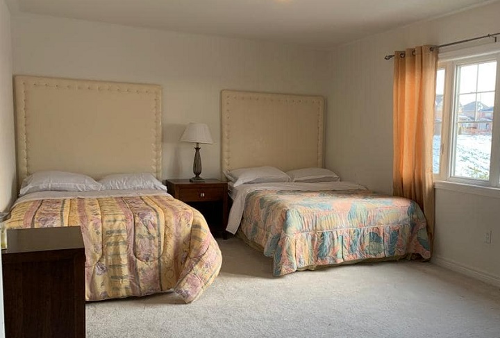 A bedroom at Imani's Place.