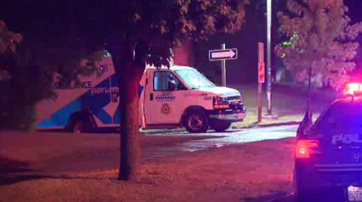 The shooting happened near Gosford Boulevard and Red Cedarway Monday evening. 