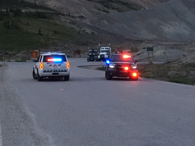 Three people died and 24 others were injured when a coach motor vehicle rolled over at the Columbia Icefield south of Jasper, Alta. on Saturday afternoon, Sunday, July 19, 2020.