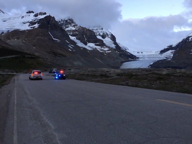 Three people died and 24 others were injured when a coach motor vehicle rolled over at the Columbia Icefield south of Jasper, Alta. on Saturday afternoon, Sunday, July 19, 2020.