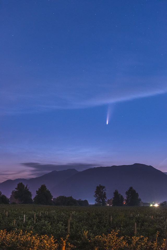 Photographers snag gorgeous photos of rare comet over B.C. - image