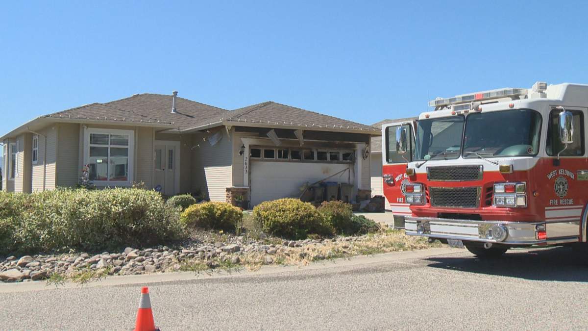 West Kelowna fire crews were called to extinguish a fire on Copper Ridge Dr. Sunday morning. 