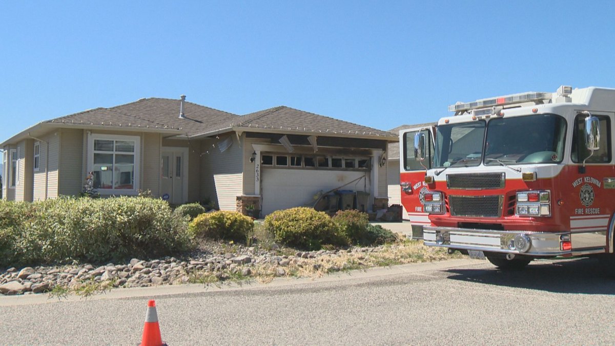 West Kelowna fire crews were called to extinguish a fire on Copper Ridge Dr. Sunday morning. 
