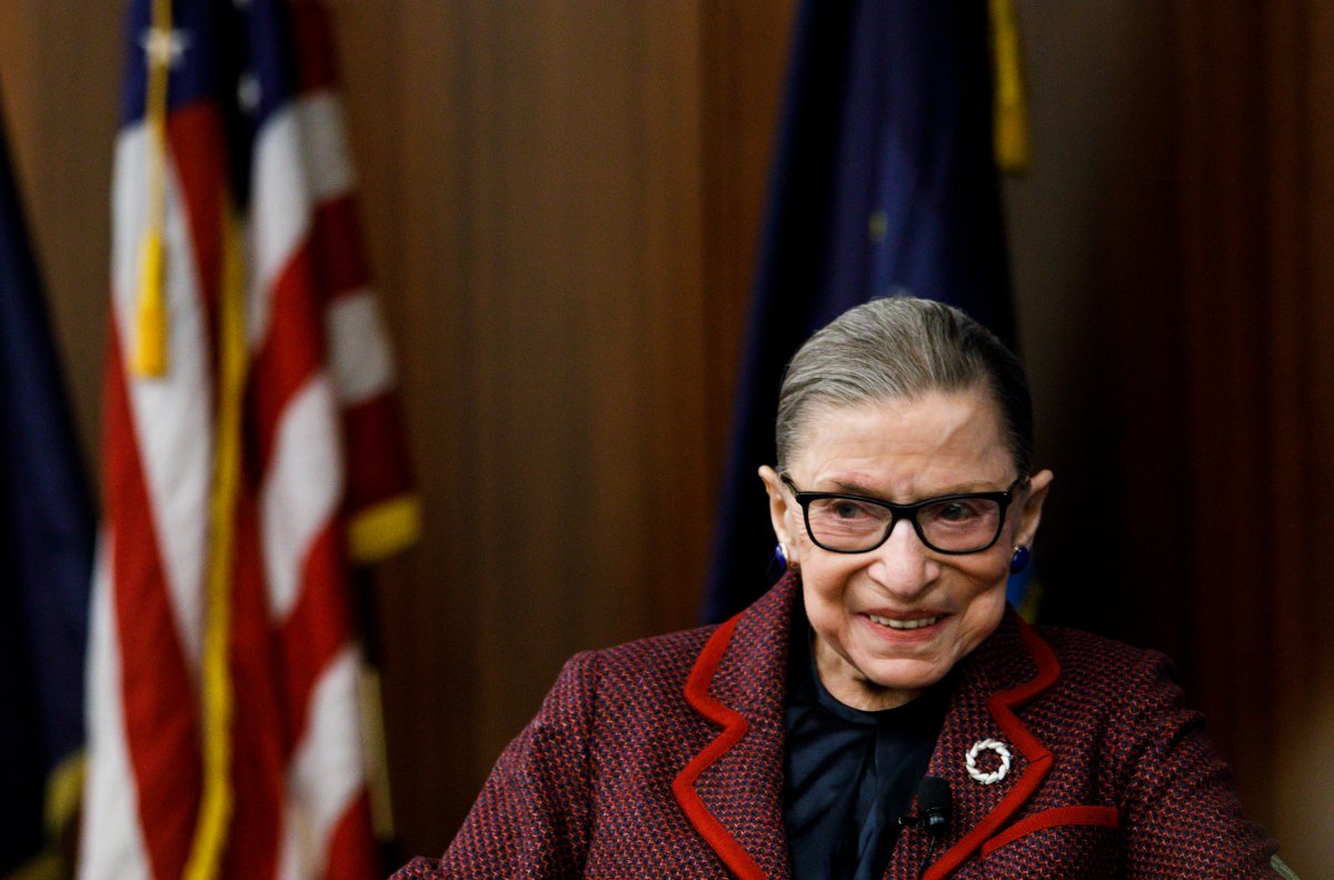 United States Supreme Court Justice Ruth Bader Ginsburg attends an event at New York Law School in New York, New York, Feb. 6, 2018   .