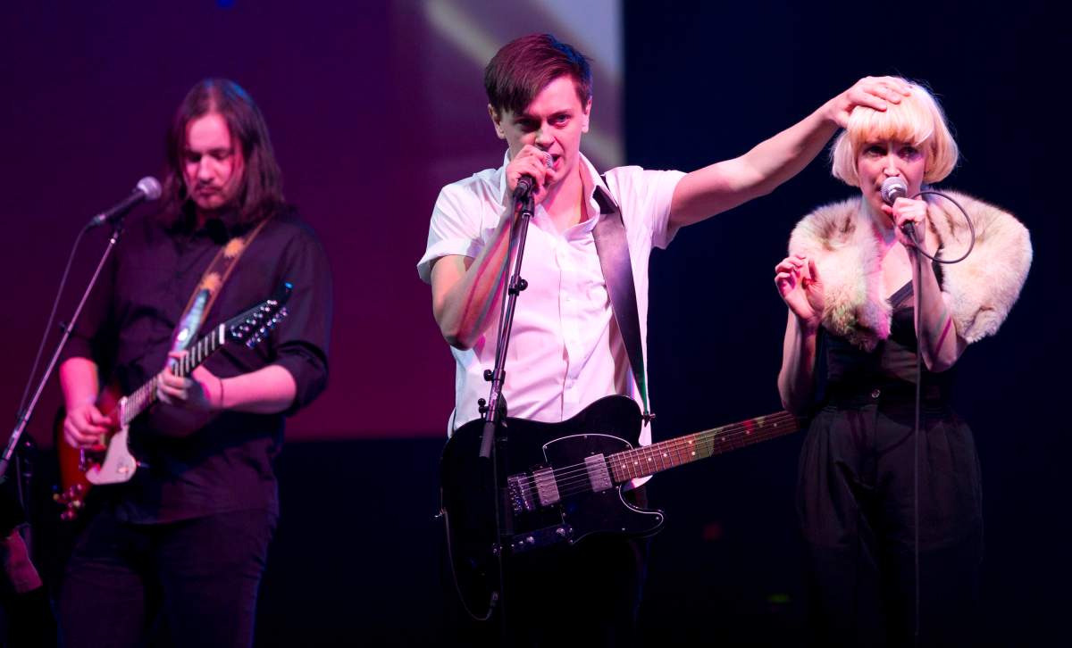 July Talk perform during the Juno Gala in Winnipeg on Saturday, March 29, 2014. 