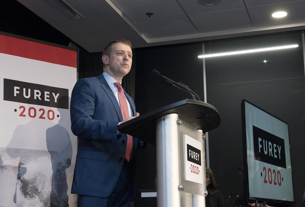 Dr. Andrew Furey officially enters the race to replace Dwight Ball as leader of the provincial Liberal party and Premier of Newfoundland and Labrador in St. John’s on Tuesday March 3, 2020. THE CANADIAN PRESS/Douglas Gaulton.