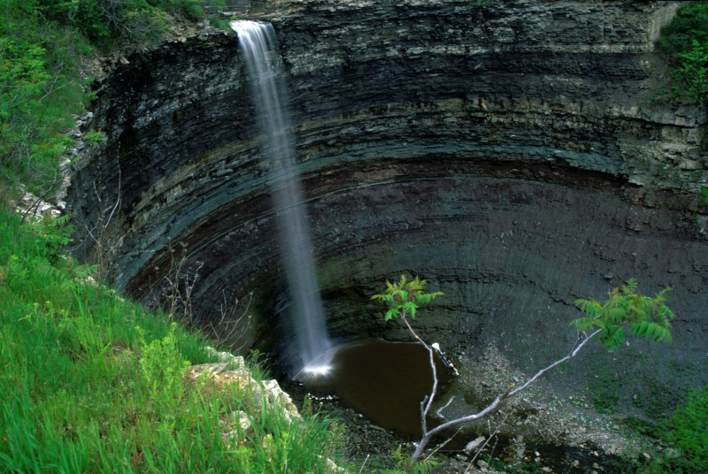 The Devil's Punchbowl in Stoney Creek is among the waterfall locations flagged for risky behaviour.