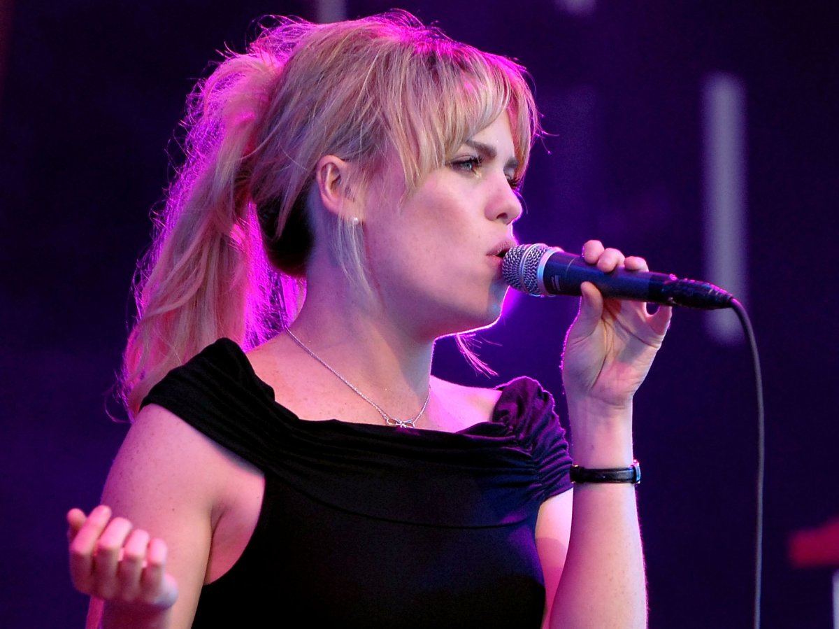 Duffy performs at Wakestock '08 in Cardigan Bay on July 6, 2008 in Abersoch, Wales.