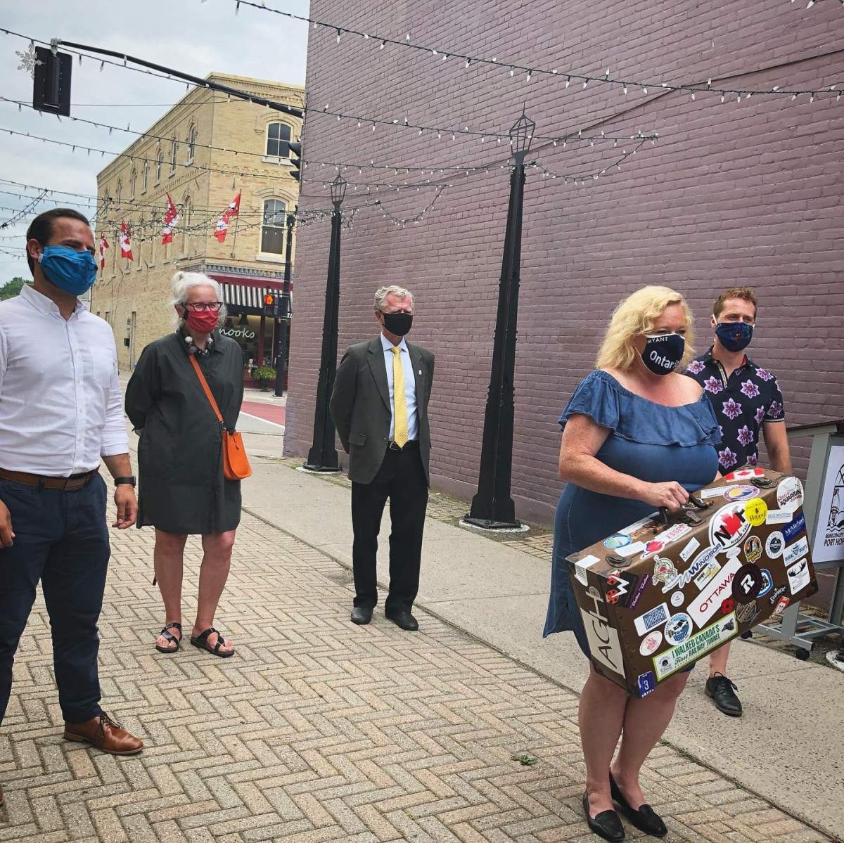 Lisa MacLeod, Ontario minister of tourism and sport, announces nearly $900,000 for the riding of Northumberland-Peterborough South. She was in Port Hope on Wednesday to announce the funding with riding MPP David Piccini.