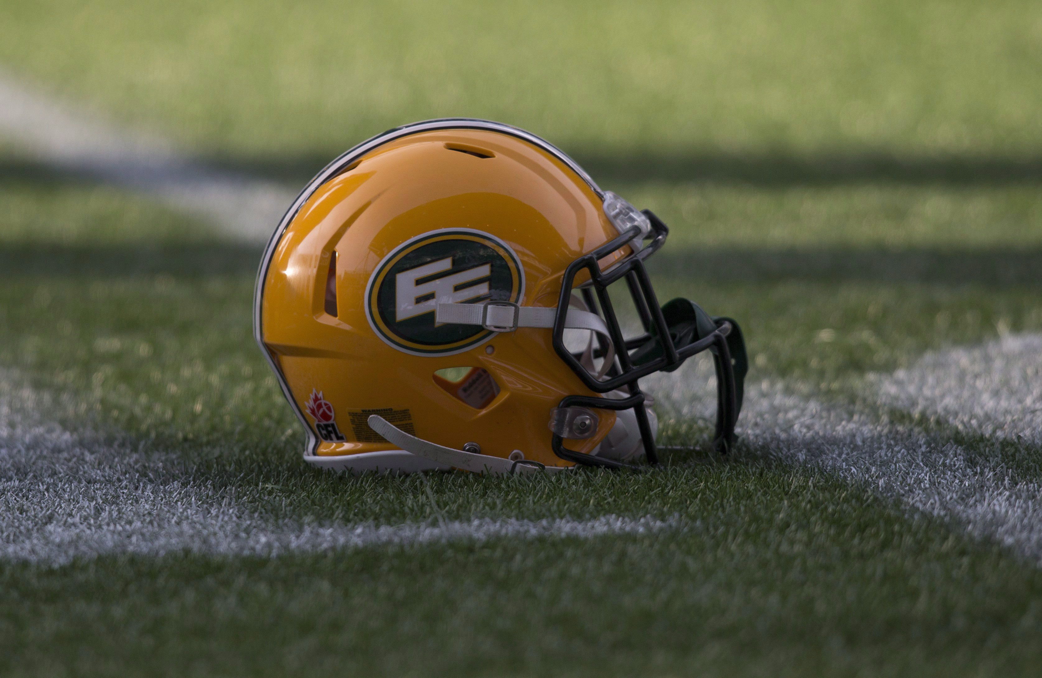 Edmonton Elks unveil new helmet with classic 'EE' logo - Edmonton