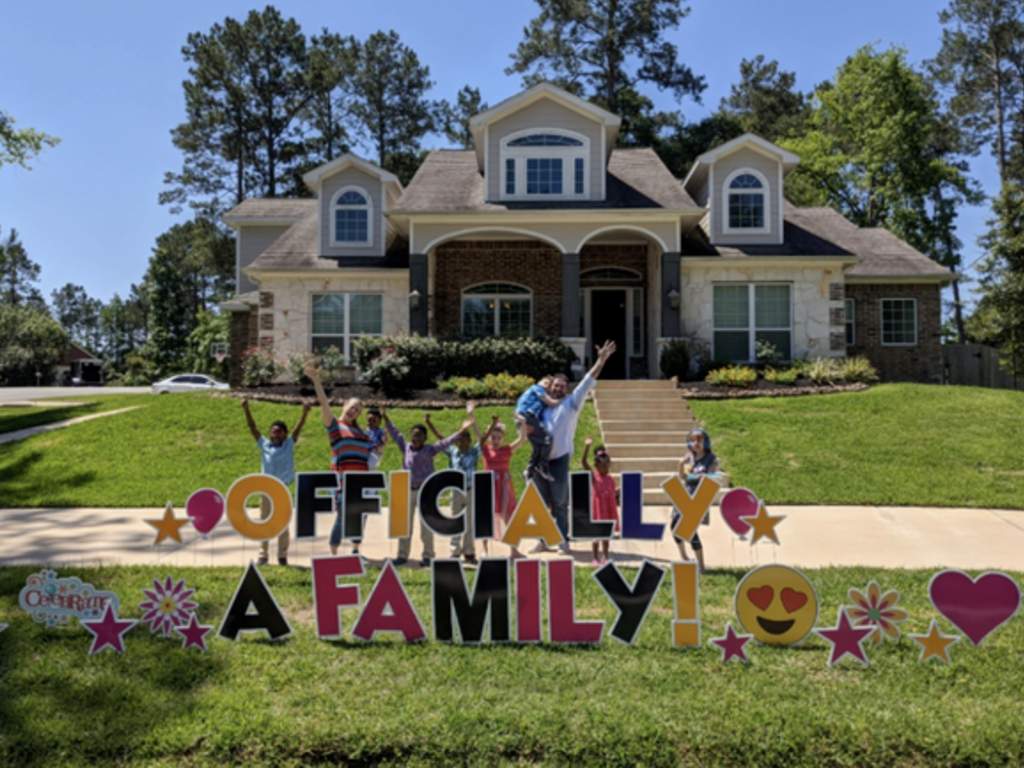 The Bonura family welcomed the five siblings into their family on May 6.