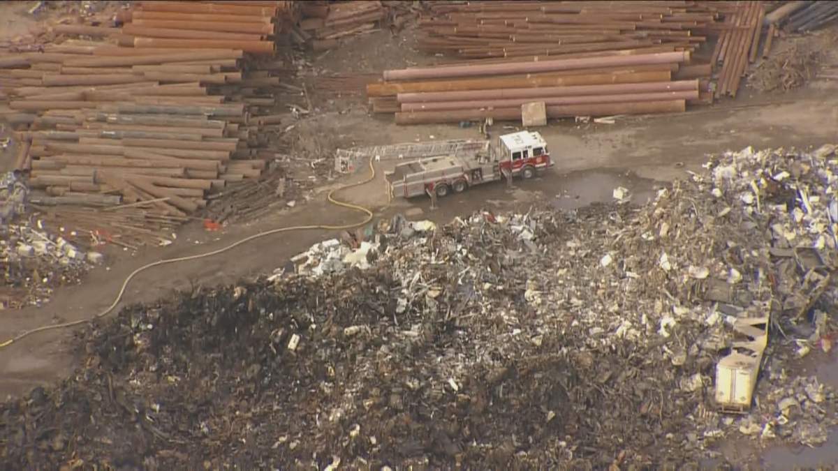 A fire at the Genalta Recycling facility in Strathcona County was declared out Thursday, July 16, 2020.
