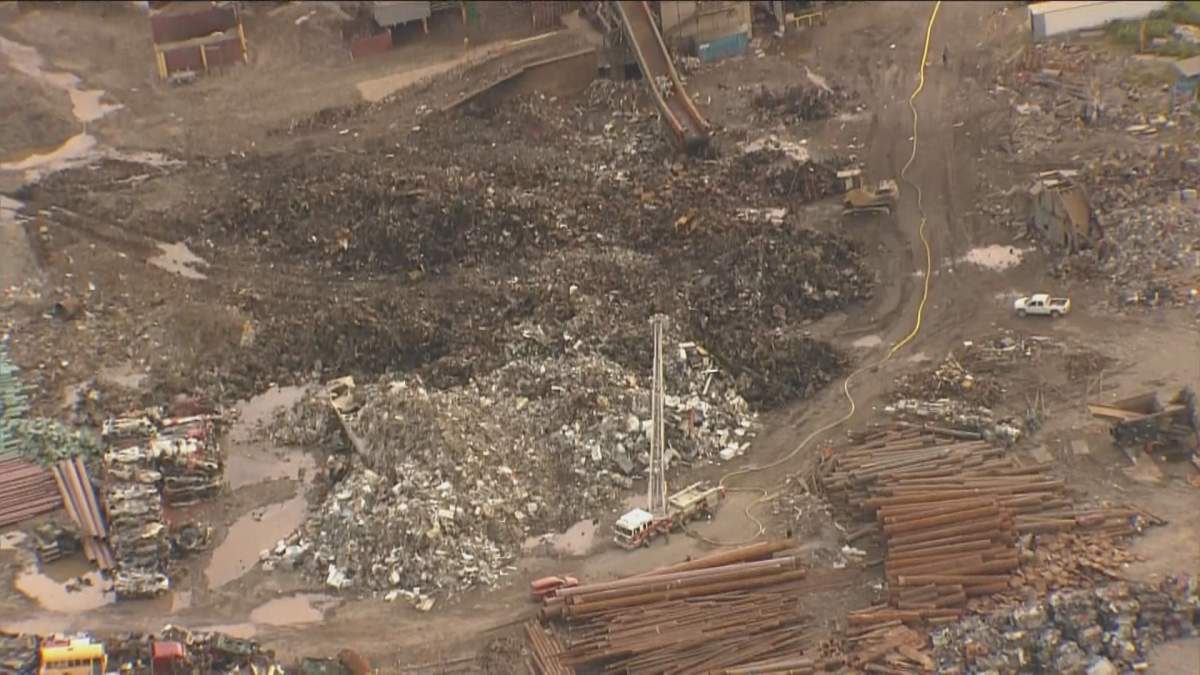 A fire at the Genalta Recycling facility in Strathcona County was declared out Thursday, July 16, 2020.