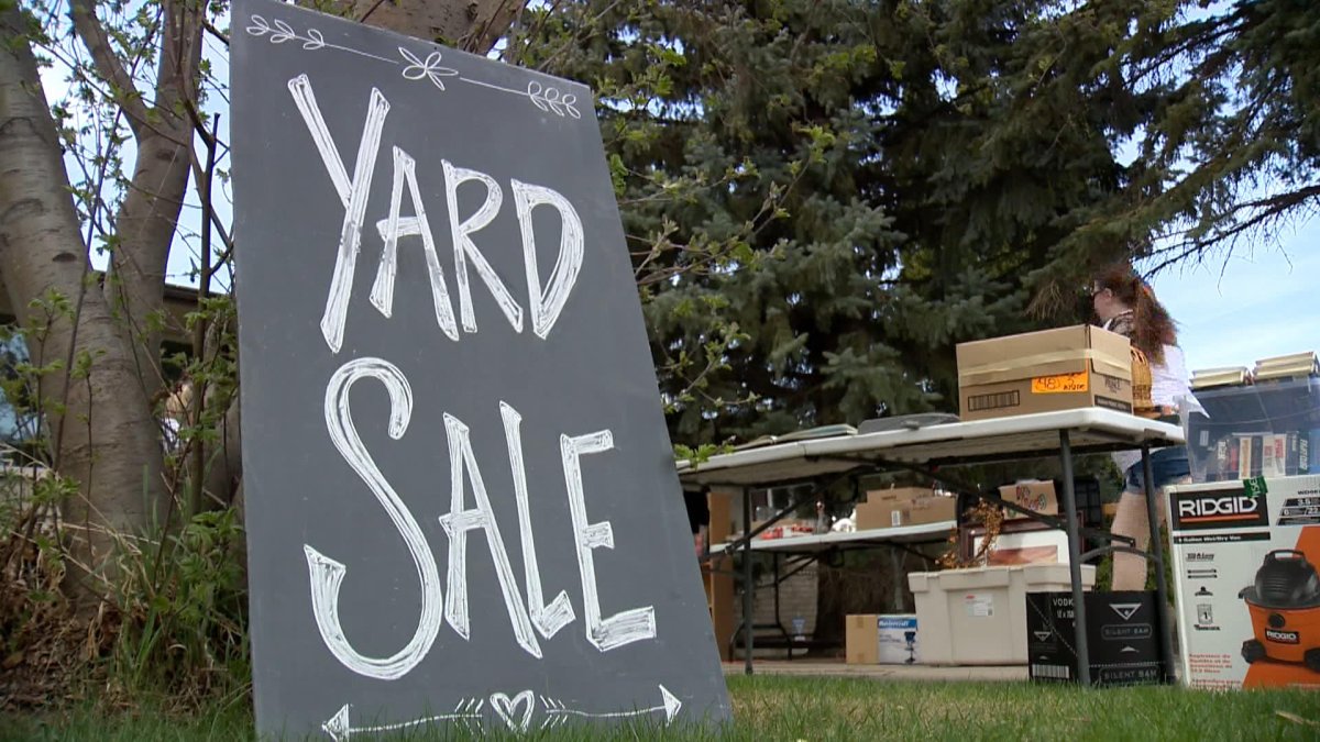 The provincial government gave garage and yard sales permission to take place as part of the evolving Re-Open Saskatchewan plan.